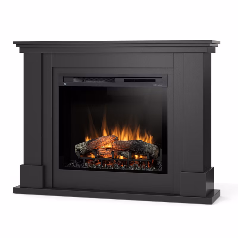 Kominek elektryczny Warmtec Luena 28″ XHD 1400W funkcja grzania LED czarny 1 szt.