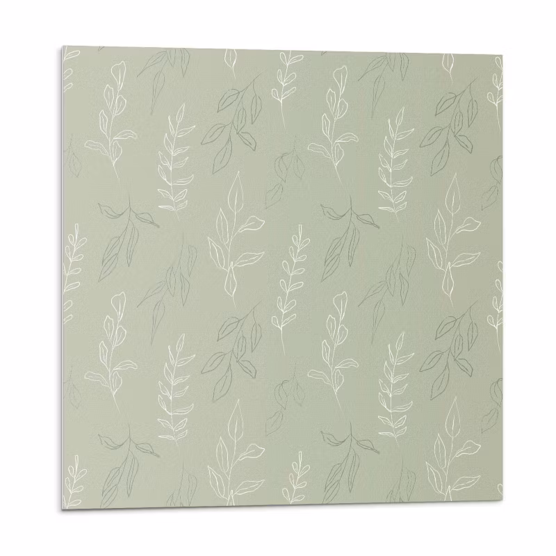 Kafelki samoprzylepne Wallfluent 30×30 cm Wzór liści w harmonijnym 9 szt.