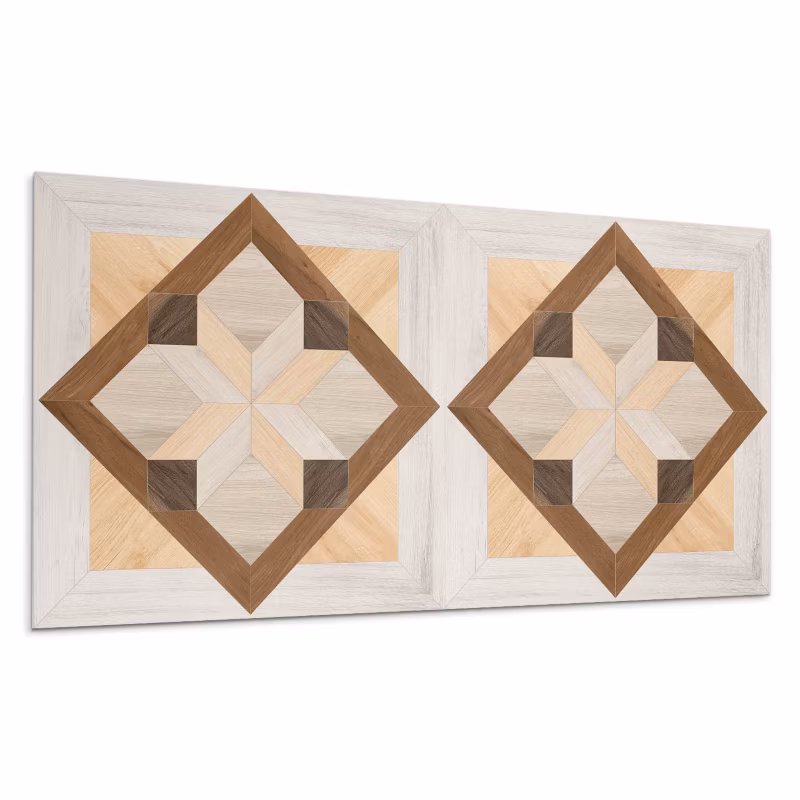 Kafelki samoprzylepne Wallfluent 60×30 cm Geometryczny motyw w kwadratowej formie 6 szt.