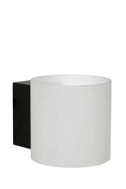 Kinkiet ścienny Lucide Jelte czarno-biały 1 x G9 x 33W IP44 wym: 15 x 12 x 15 cm – 1 szt.