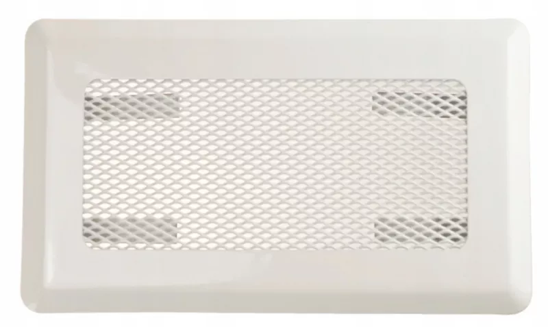 Kratka FEINZ Wentylacyjna Kominkowa Metal 10X20Cm Biała 1 szt.