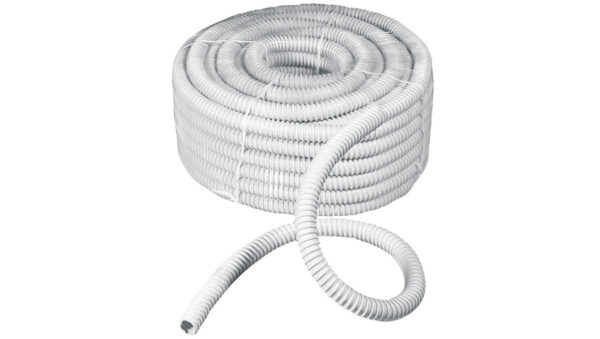 Rura spiralna wysokoelastyczna szara PVC fi20 ECGFE20 /30m/