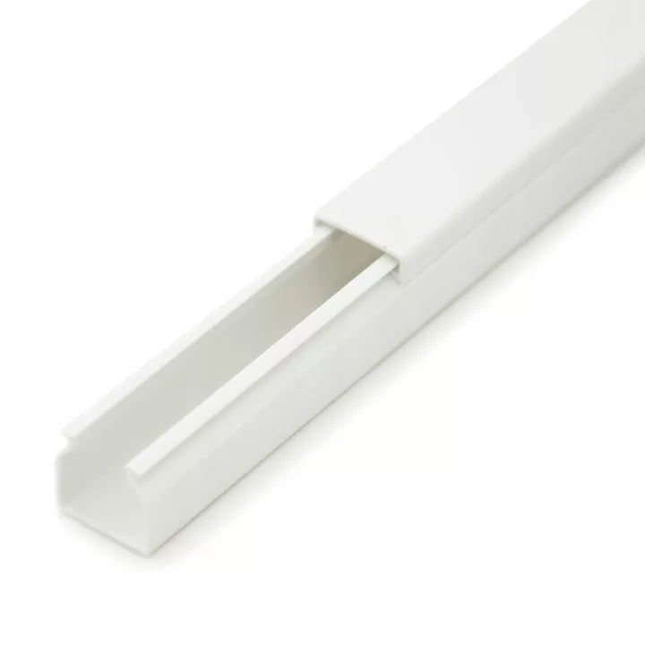 Korytko kablowe CanaLux CNL-C-16016-14, kanał elektroinstalacyjny 16x16mm z pokrywą 28 mb, białe, 14 szt.