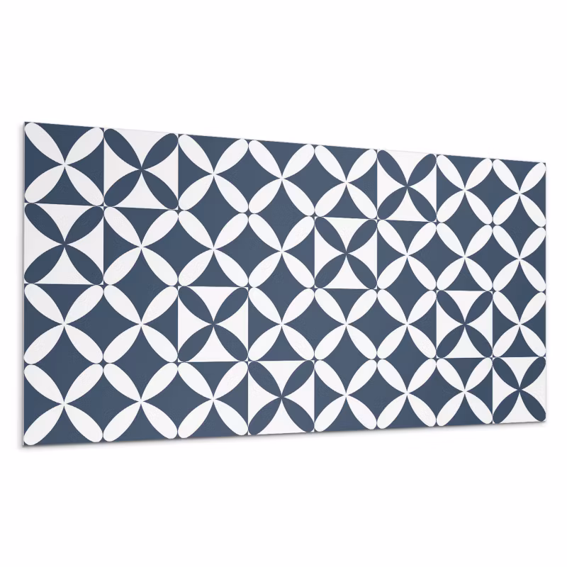 Kafelki samoprzylepne Wallfluent 60×30 cm Wzór kwiatowy w formach geometrycznych 6 szt.