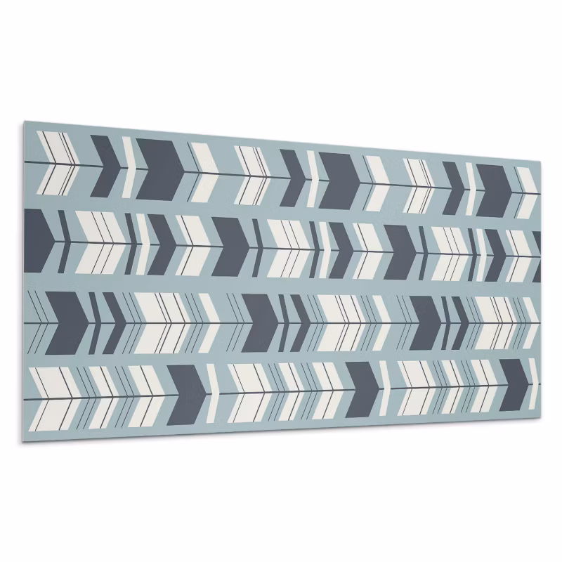 Kafelki samoprzylepne Wallfluent 60×30 cm Dynamiczne wzory strzałek w geometrii 6 szt.