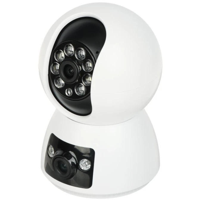 PODWÓJNA KAMERA IP OBROTOWA WEWNĘTRZNA APTI‑W21A1‑TUYA Tuya Smart Wi‑Fi, ‑ 1080p 2 X 3.6 mm