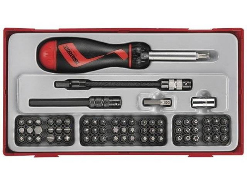 Zestaw wkrętaka z grotami wymiennymi TTMD74 Tengtools 144030103