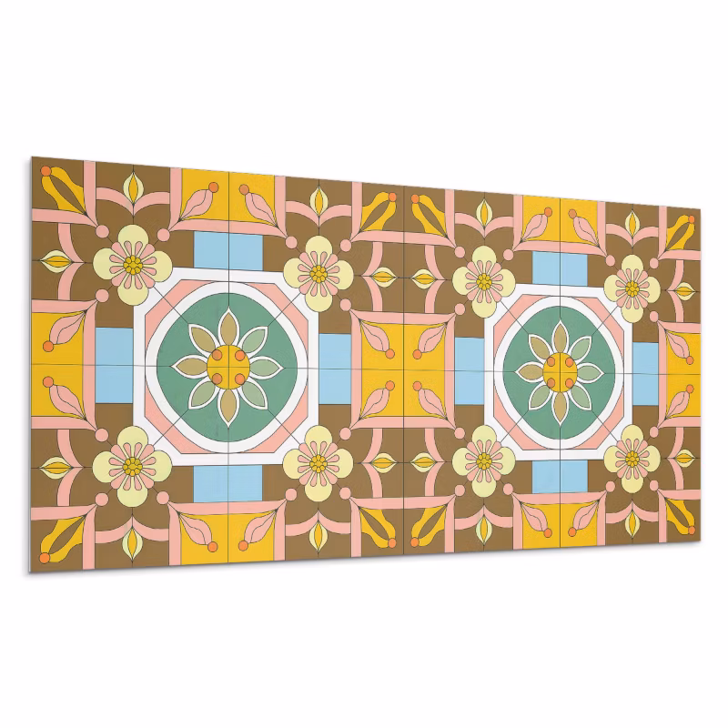 Panele samoprzylepne Wallfluent 40×20 cm Kwiatowy design 10 szt. 4070095603833