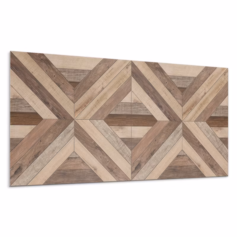Kafelki samoprzylepne Wallfluent 60×30 cm Motyw naturalnych desek w odcieniach brązu 6 szt.