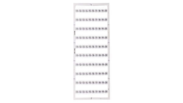 Oznaczniki Mini-WSB 10x 11-20 biały 248-503 /5szt./