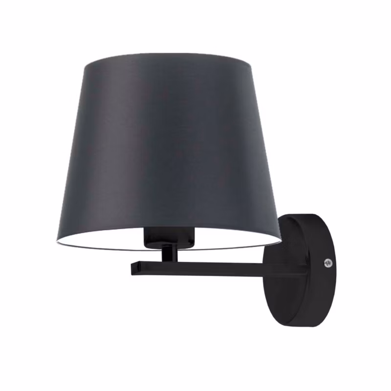 Kinkiet Volta Light Factory Simple Czarny/Czarny Abażur 1xE27 1szt. 5903628520491