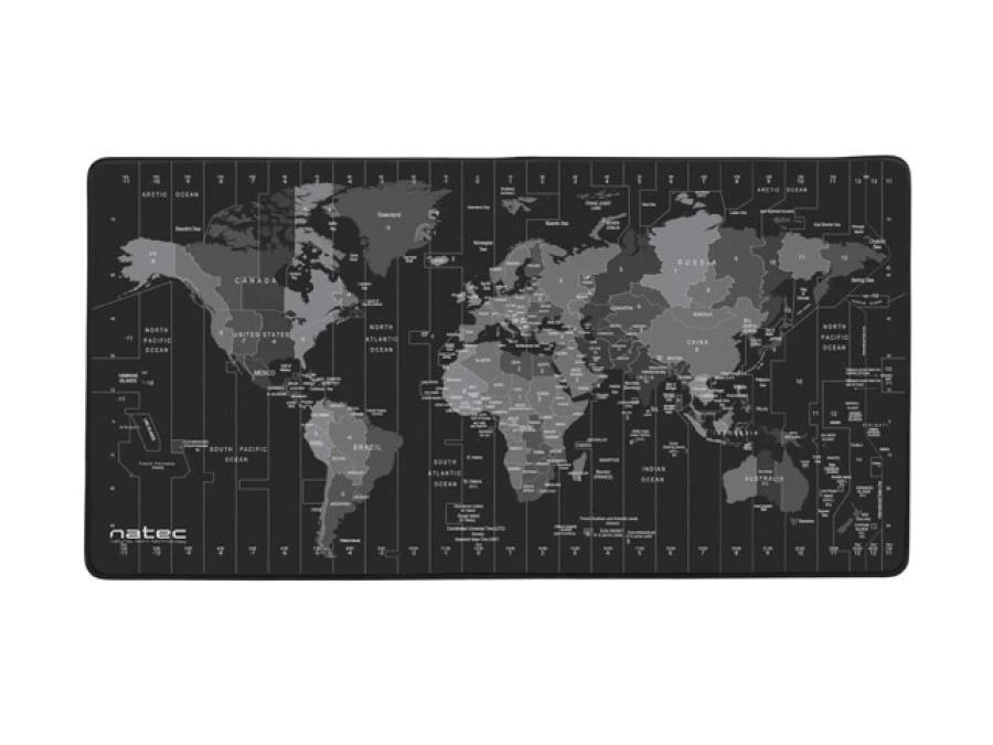 Podkładka pod mysz NATEC TIME ZONE MAP MAXI NPO‑1119