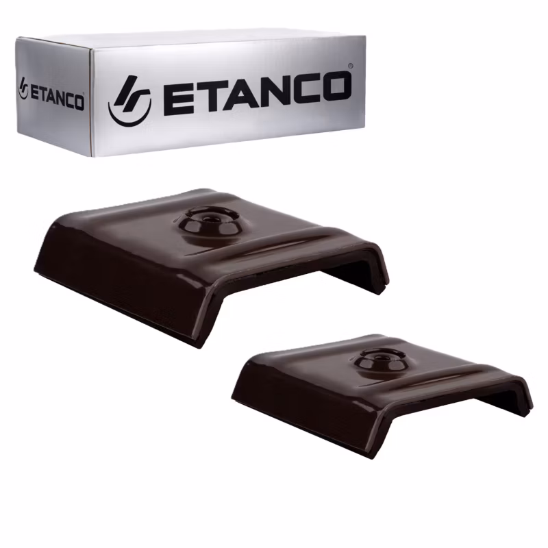 Kaloty Etanco aluminiowe do płyt warstwowych 30 mm RAL 8017 100szt