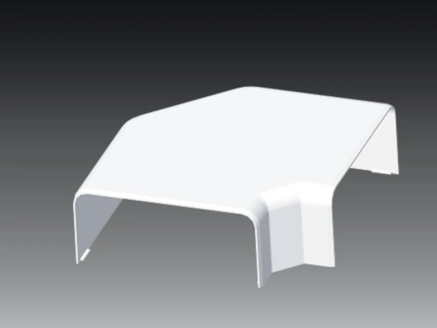 Pokrywa kątowa EKE 140x60mm biała 8563