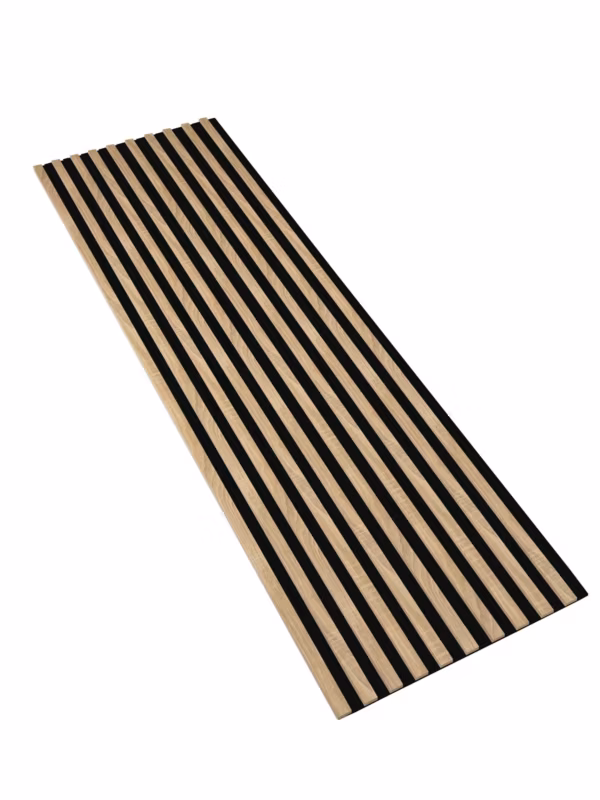 Lamele Ścienne na Filcu Czarnym SunWood 275x58cm Panele Dekoracyjne Dąb Sonoma 1 szt.
