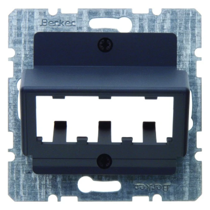 Płytka centralna do 3 MINI‑COM Module antracyt B.1/B.3/B.7 Glas 14271606