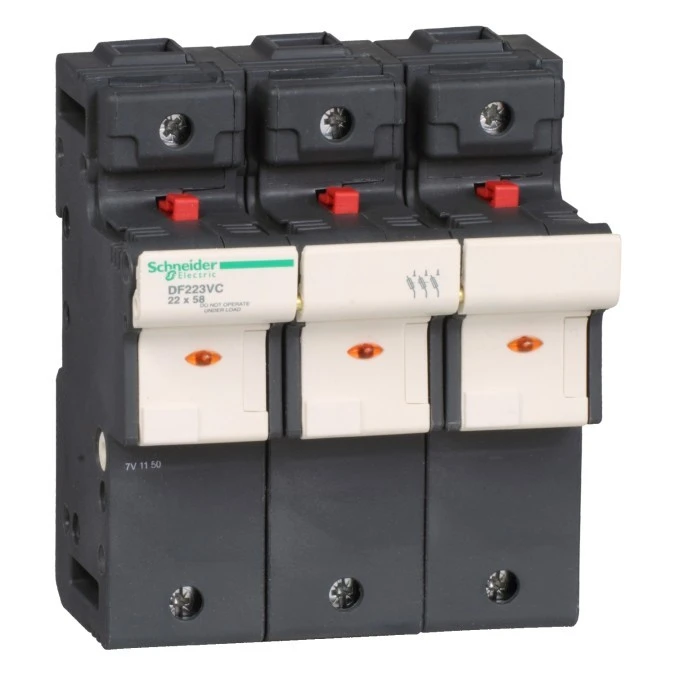Podstawa bezpiecznika 22x58mm 125A 3P DF223VC