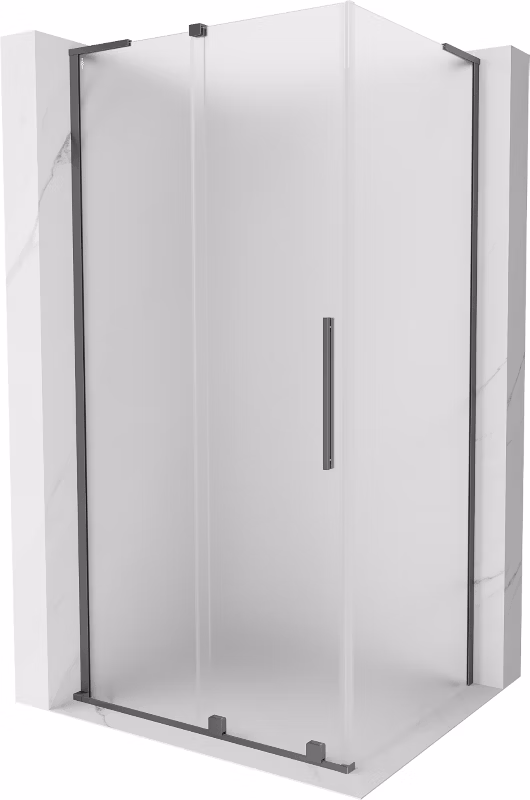 Kabina prysznicowa Mexen Velar L rozsuwana 90 x 120 cm szron gun metal 1 szt.