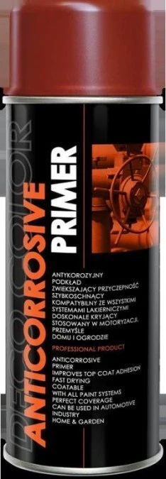 Podkład antykorozyjny do samochodu czerwony 400ml ANTICORROSIVE PRIMER