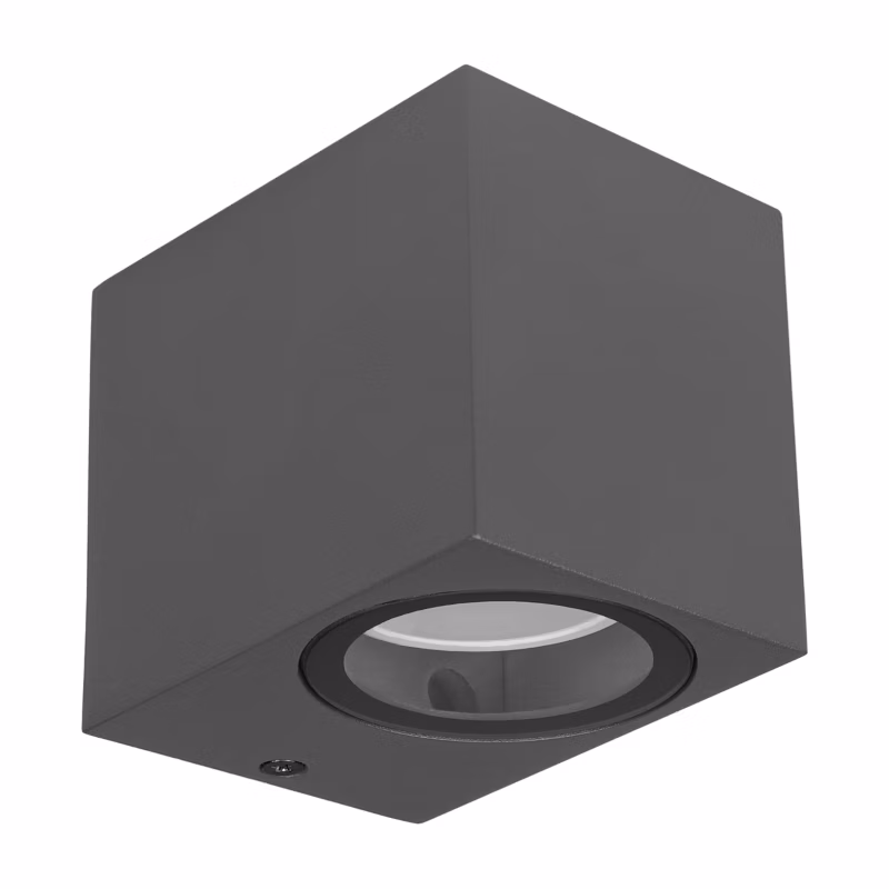 Kinkiet zewnętrzny GU10 LED MasterLED Lida IP44 lampa oprawa ścienna szara 1 szt.