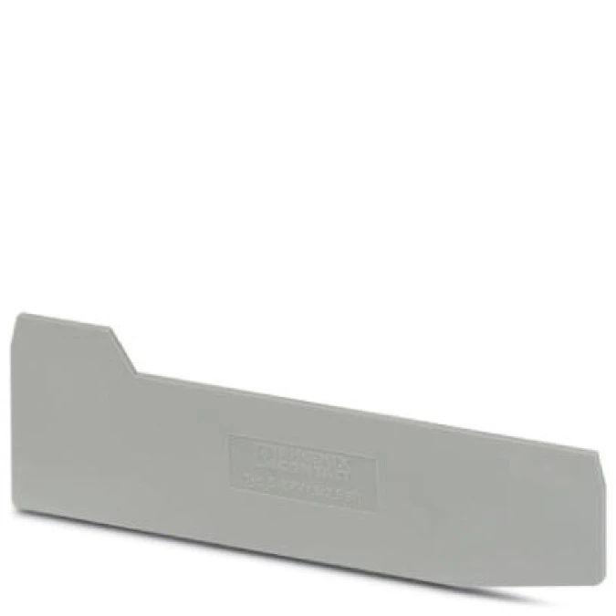 Pokrywa zamykająca 2×43,2x141mm szara D‑ZPV 1,5/2,5 (8/1) 3031050 /25szt./