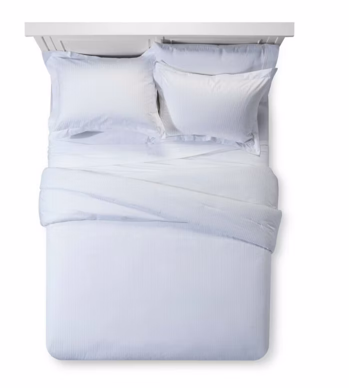 Komplet pościeli z mikrofibry KAM-POL bawełna 100% na zamek pasek 4mm 180×200 + 2x50x70 3 szt.