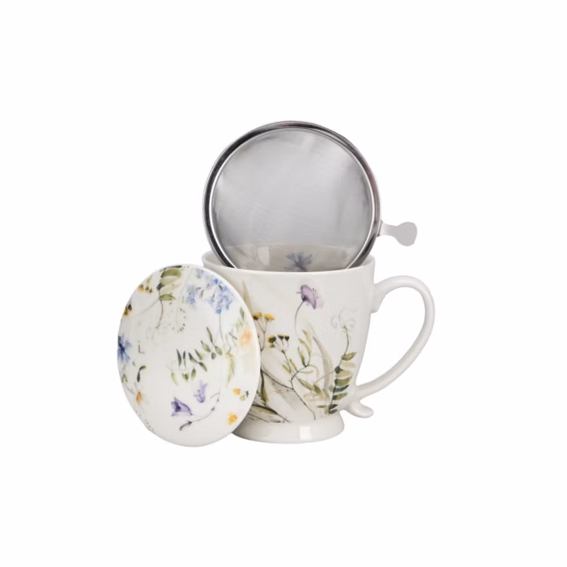 Kubek Melody DUO porcelanowy z zaparzaczem 510 ml 1 szt.