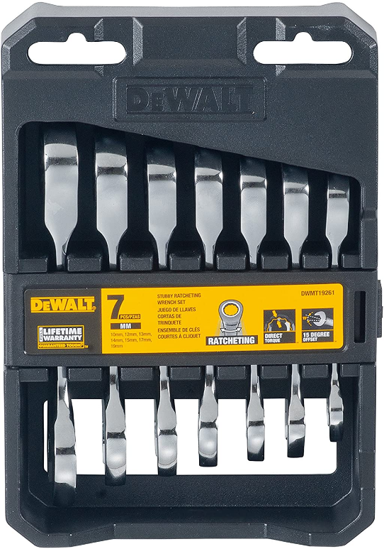 Zestaw kluczy grzechotkowych 7 elementów DWMT19261-0 DeWALT