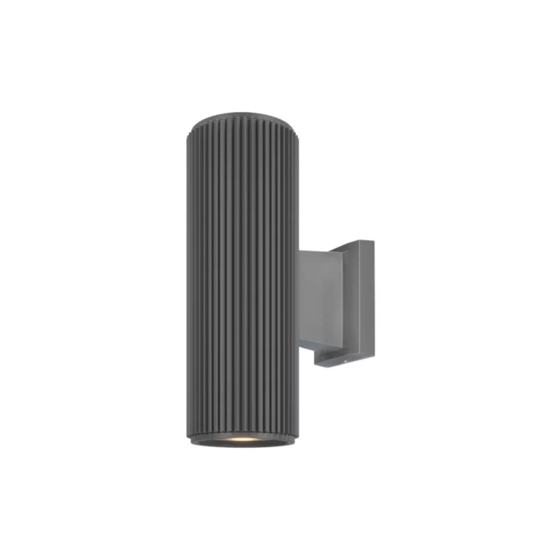 Kinkiet ścienny zewnętrzny Maytoni Rando szaro-transparentny 2 x E27 x 60W IP54 wym: 26 x 9,5 x 16 cm – 1 szt.