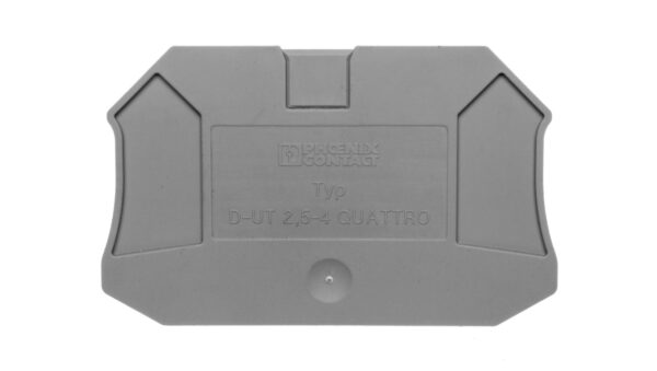Ściana końcowa 2,2×65,4×47,5mm szara D-UT 2,5/4-QUATTRO 3047170