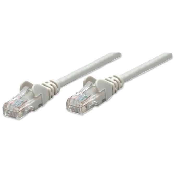 Patchcord Cat5E UTP 10M Szary 100 Miedź 325950