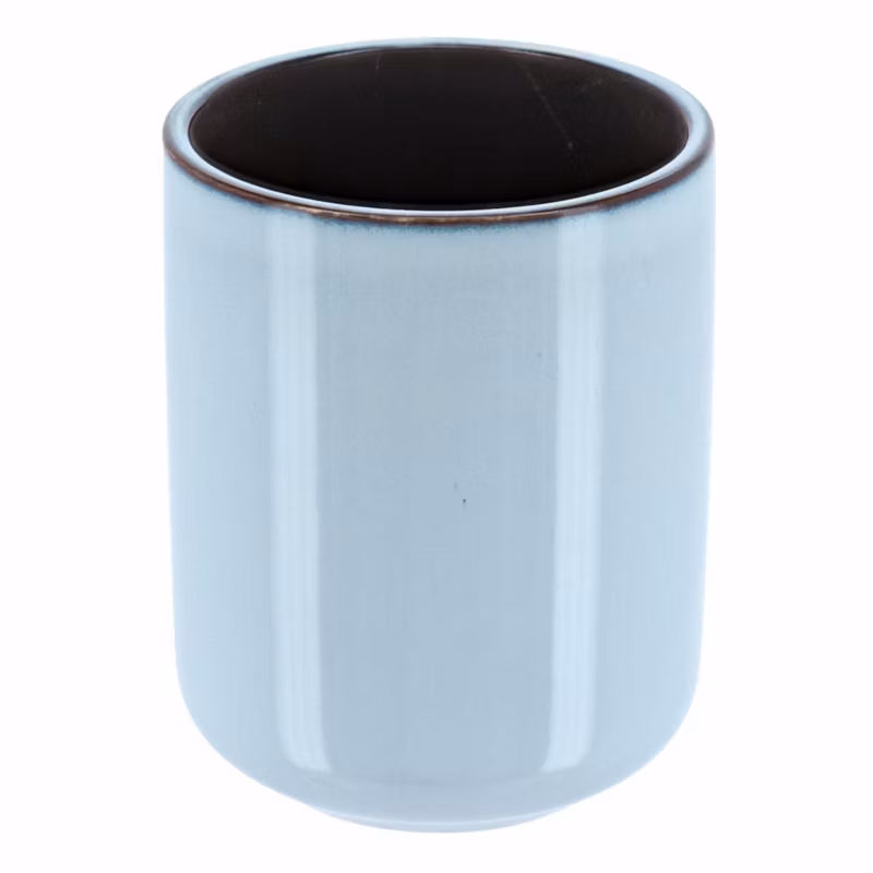 Kubek łazienkowy Laveo TENDANCE błękitny kamionkowy 350 ml 1 szt.