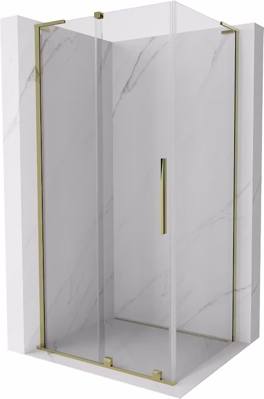 Kabina prysznicowa Mexen Velar L rozsuwana 90 x 100 cm transparent złota 1 szt.