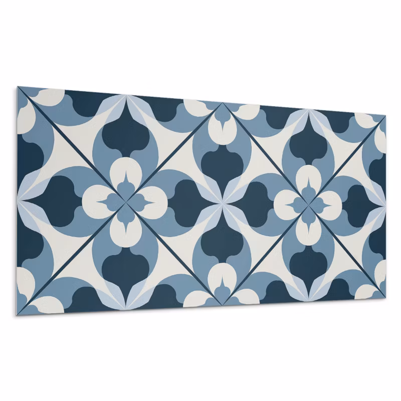 Kafelki samoprzylepne Wallfluent 60×30 cm Wzór geometryczny w artystycznej odsłonie 6 szt.