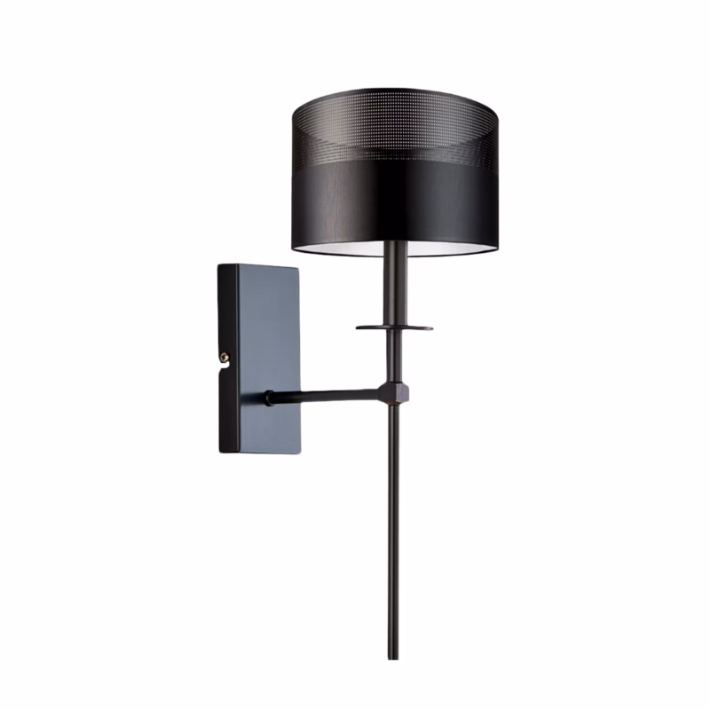 Kinkiet Volta Light Factory Loon Czarny/Czarny Abażur 1xE27 1szt. 5903628482867