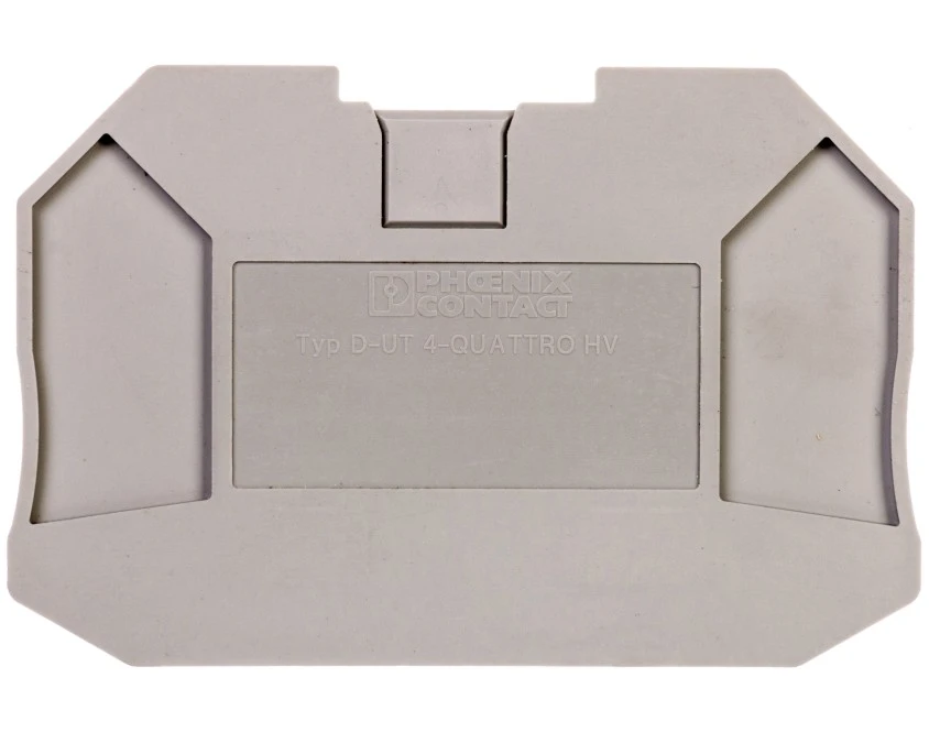 Pokrywa zamykająca szara D‑UT 4‑QUATTRO HV 3048852 /50szt./