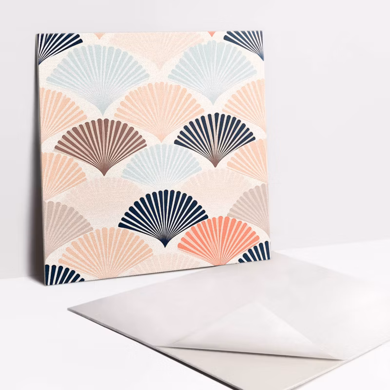 Kafelki samoprzylepne Tulup 30×30 cm Pastelowy boho wzór 9 szt.