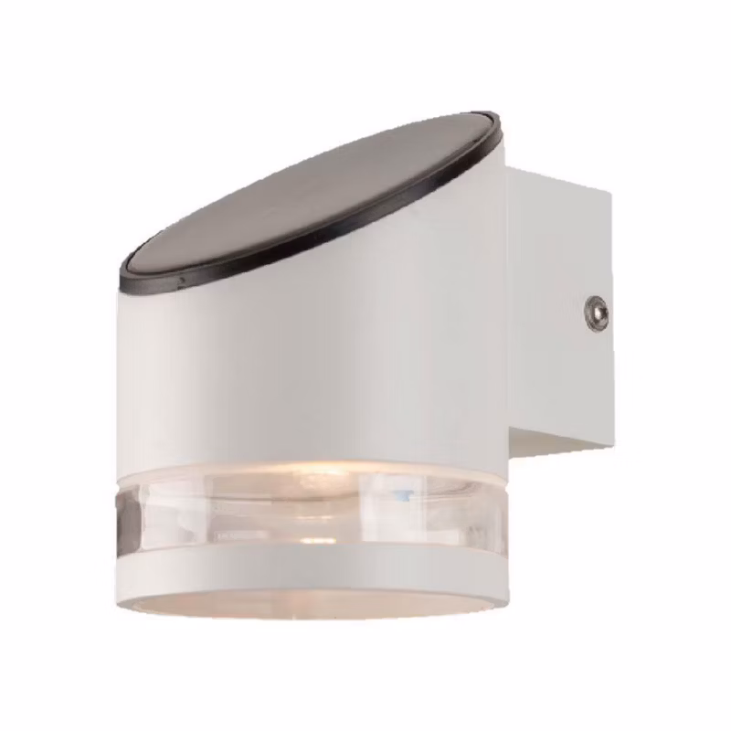 Kinkiet solarny z czujnikiem V-TAC 1138 biało-czarny LED 1W 3000K 70lm IP54 wym: 11,2 x 9 x 12,1 cm aluminium – 1 szt.