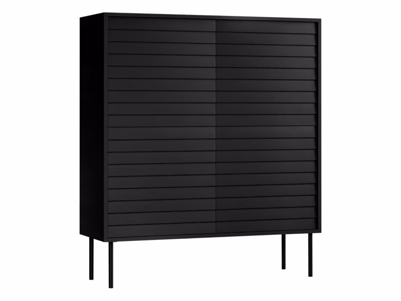 Komoda MIRJAN 24 Cortina 100 4D czarny 1 szt.