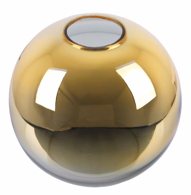 Klosz do lampy wiszącej Light Home LH Bergen E27 złoty szklany 20x17cm 1szt.