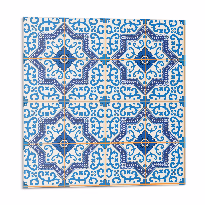 Kafelki samoprzylepne Wallfluent 50×50 cm Dekoracyjne kafle z finezyjnymi wzorami 4 szt.