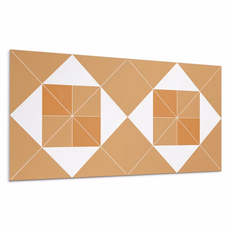 Kafelki samoprzylepne Wallfluent 60×30 cm Kształty w harmonijnych tonacjach 6 szt.
