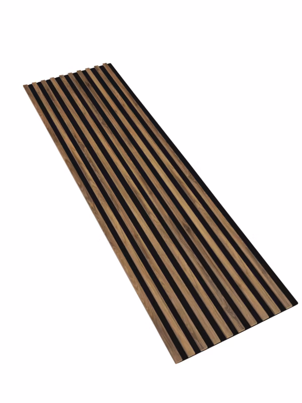 Lamele Ścienne na Czarnym Filcu SunWood 275x58cm Panele Dekoracyjne Dąb Valencia 1 szt.