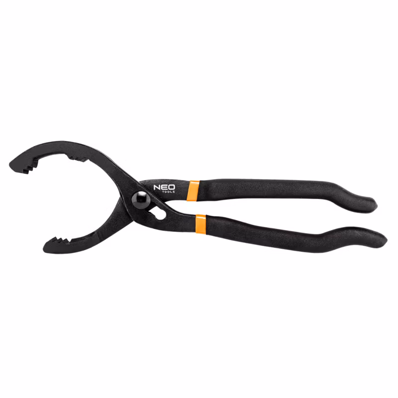 Klucz do filtra oleju NEO TOOLS odgięty szczypcowy 63.5 – 116 mm 1 szt