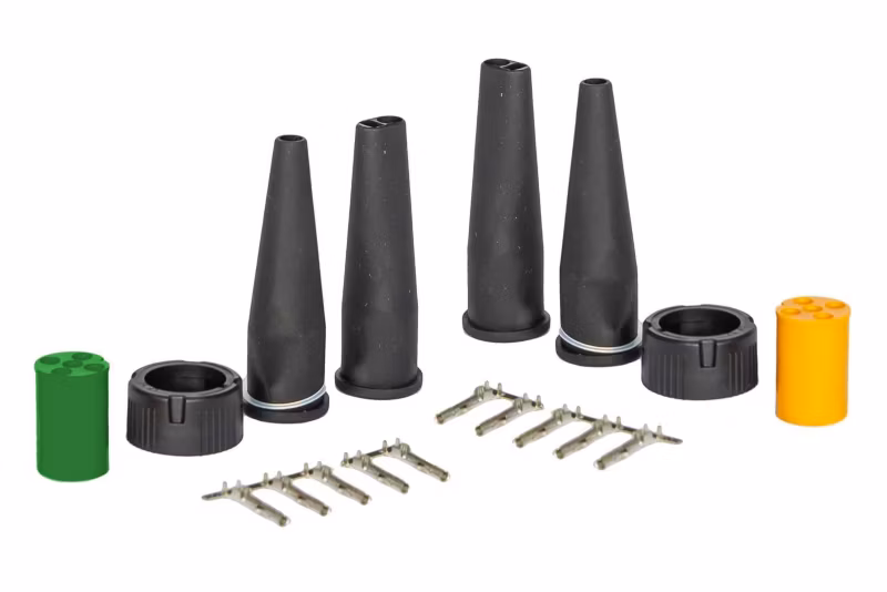 Konektory ASPÖCK do lamp tylnych przyczepy bajonet 5-PIN żeńskie 1 szt.