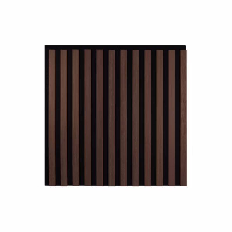 Lamel ścienny na czarnym filcu 12L Marbet Design WOODLINE 60×60 cm Dąb ciemny 1 szt.