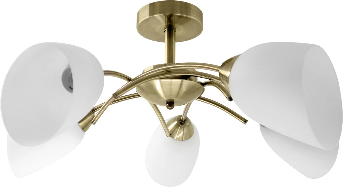 Plafon Activejet AJE‑NIKITA 5P E27 5x40W Patyna
