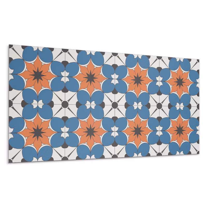 Panele samoprzylepne Wallfluent 60×30 cm Florystyczny wzór 6 szt.