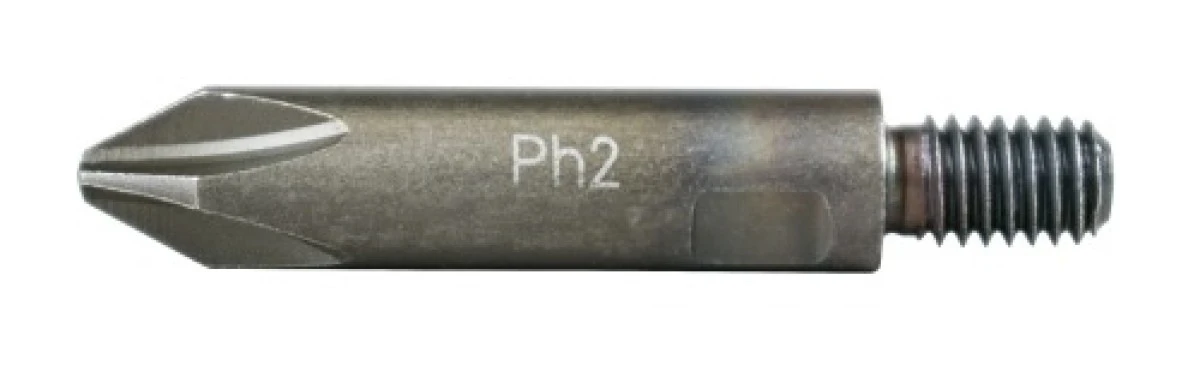 PHILLIPS 2 45MM GROT Z GWINTEM M6 /opak.= 10szt./ RT‑TBIT‑PH2/M6