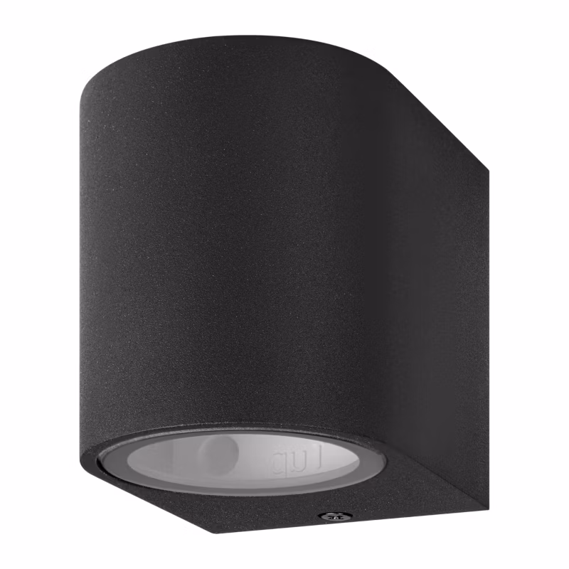 Kinkiet lampa elewacyjna GU10 LED MasterLED Luna IP44 na zewnątrz czarna 1 szt.